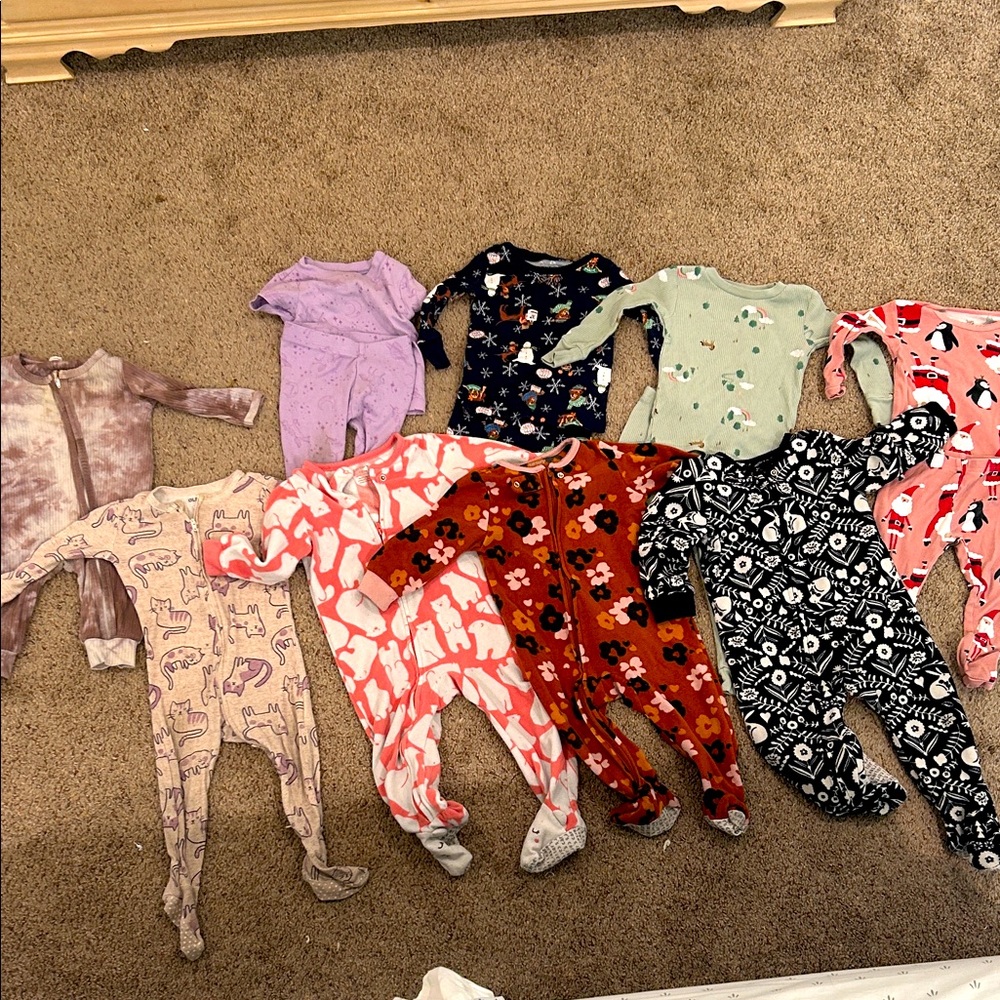 Bundle of 9 baby/Toddler Sets- ranging from 9-24 months.